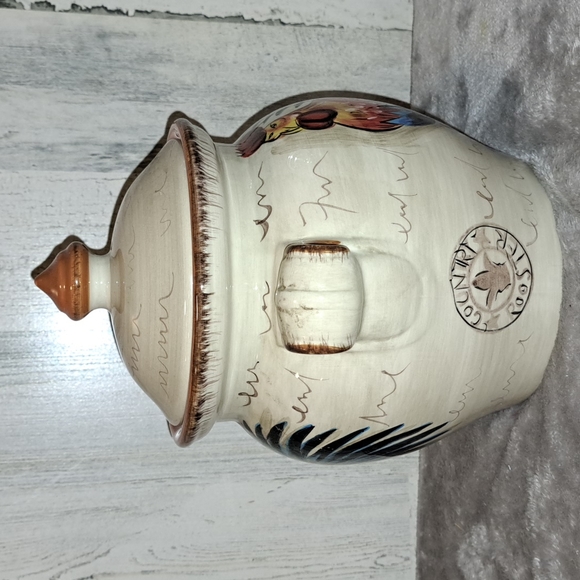 0113 Dario Farrucci Designs Rooster Canister - Picture 4 of 8